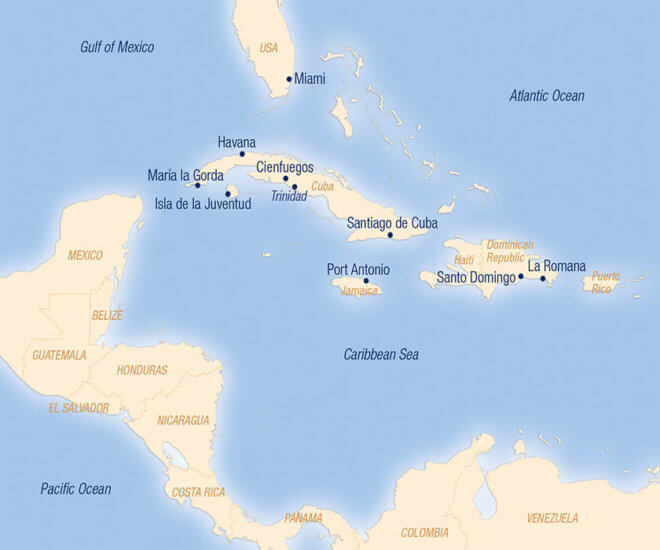 SeaCloud_Kreuzfahrten_Caribbean-Cuba-Jamaica_Map