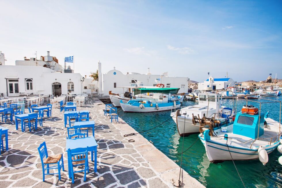Village of Naoussa, Paros island, Greece