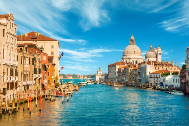 Gorgeous view of the Grand Canal in Venice